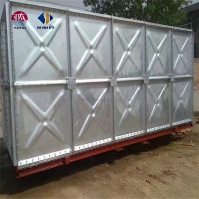 7500 л/час производительность HDG резервуар воды для ремонтных мастерских FRP секционный резервуар
