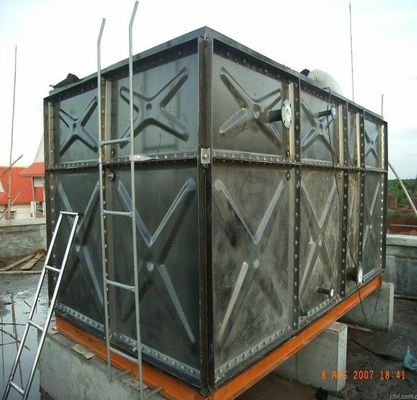 1000 кг Вес HDG оцинкованная стальная панель Водосберегающий бак для пожара и водоснабжения