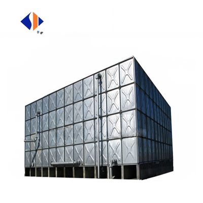 2023 HDG Горяче оцинкованный сборный стальной резервуар для питьевого топлива прямоугольный резервуар для воды