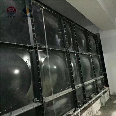 Горяче погруженные оцинкованные резервуары для воды прямоугольник с стальной пластиной Q235 B мм 1106-3112