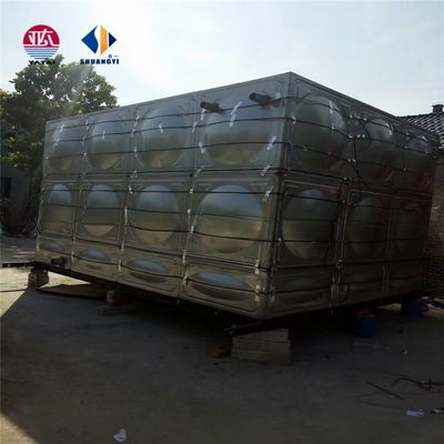 Промышленный прямоугольный резервуар для воды из нержавеющей стали с рабочим сроком службы 30-50 лет