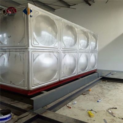 Промышленный прямоугольный резервуар для воды из нержавеющей стали с рабочим сроком службы 30-50 лет