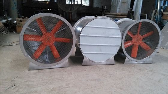 220V/380V Высокотемпературный осевой поток Дымный пожарный выхлопный вентилятор с лопатками FRP